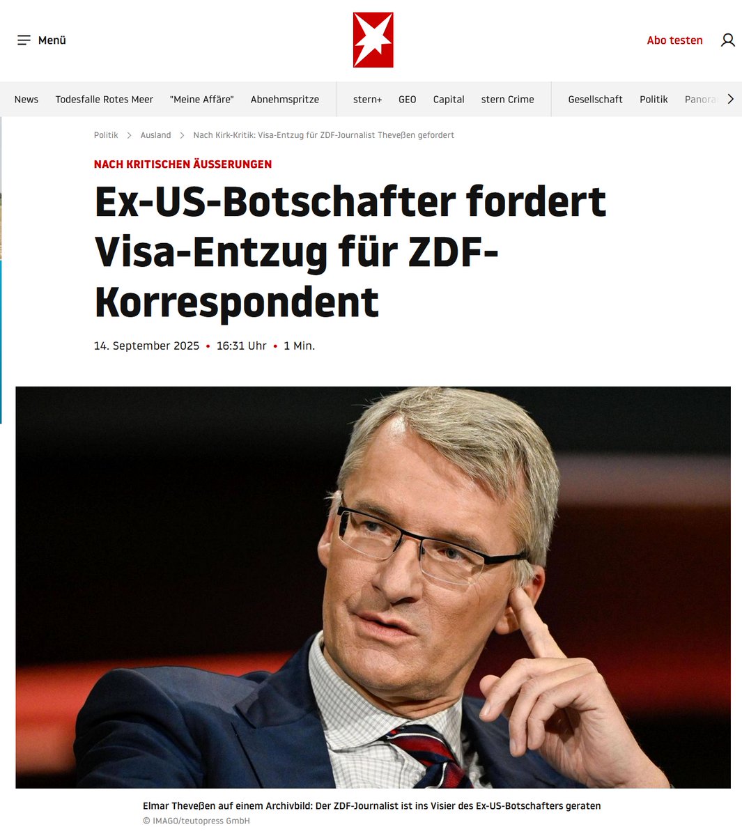 Es ist zu hoffen, dass dieser rassistische Hetzer die USA verlassen muss.
Wir sind doch nicht bei den Nazis, wo Aktivisten rassistisch-medial  verfolgt werden dürfen.