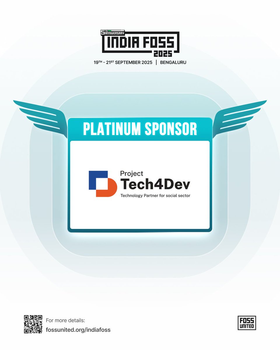 IndiaFOSS 2025 tweet media