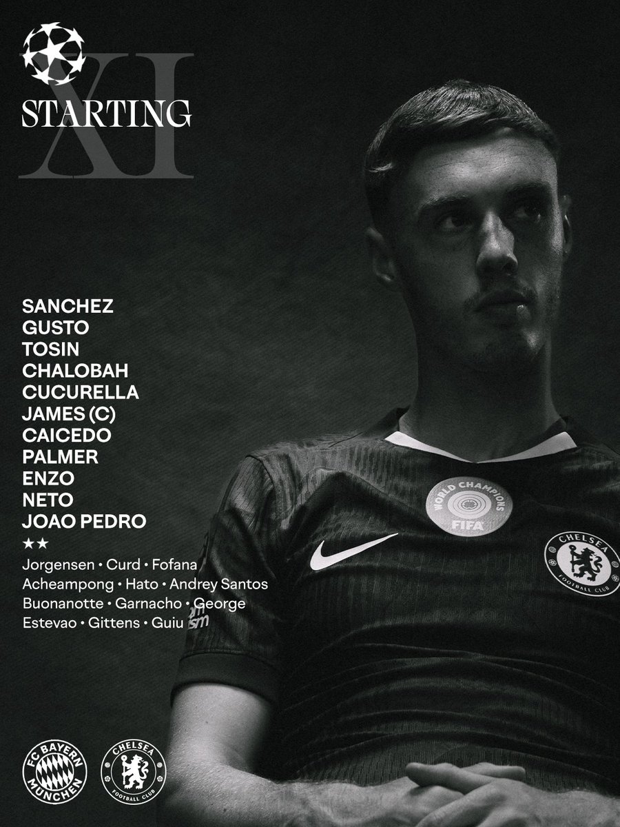 Your Champions League Chelsea. 🌟