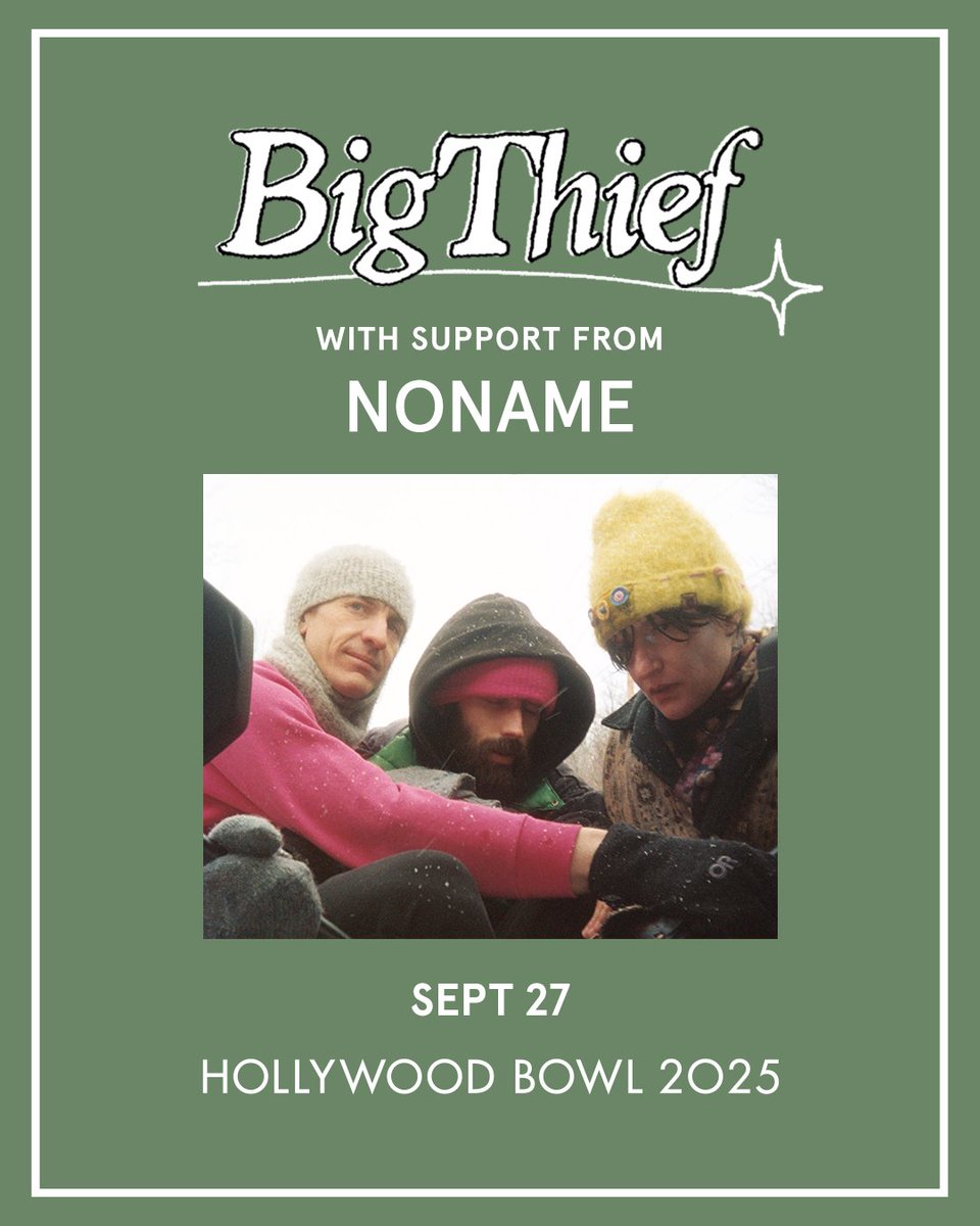 We're playing the Hollywood Bowl on September 27th with Noname! Tickets are available here: hollywoodbowl.com/events/perform…