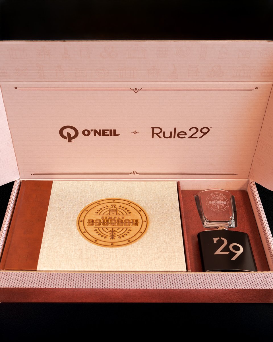 Print transforms packages into unforgettable experiences. 🎁 Our Bourbon box for PaperSpecs Live proved it—design, strategy &amp; production united by O’Neil Printing, Printing Solutions &amp; Rule29. 

#CreativePackaging #Rule29 #ONeilPrinting #PrintingSolutions