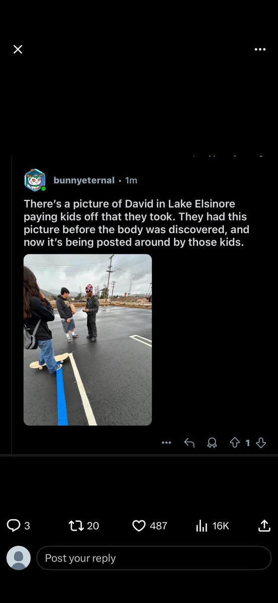 formanzanita's tweet image. david paying kids off? the wording of this post is throwing me off slightly so i’m unsure what it means if i’m totally honest. but i’ll add it anyways