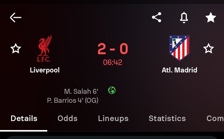 Liverpool dey vex ooo 😂😂💔

#LIVATM 
#ChampionsLeague