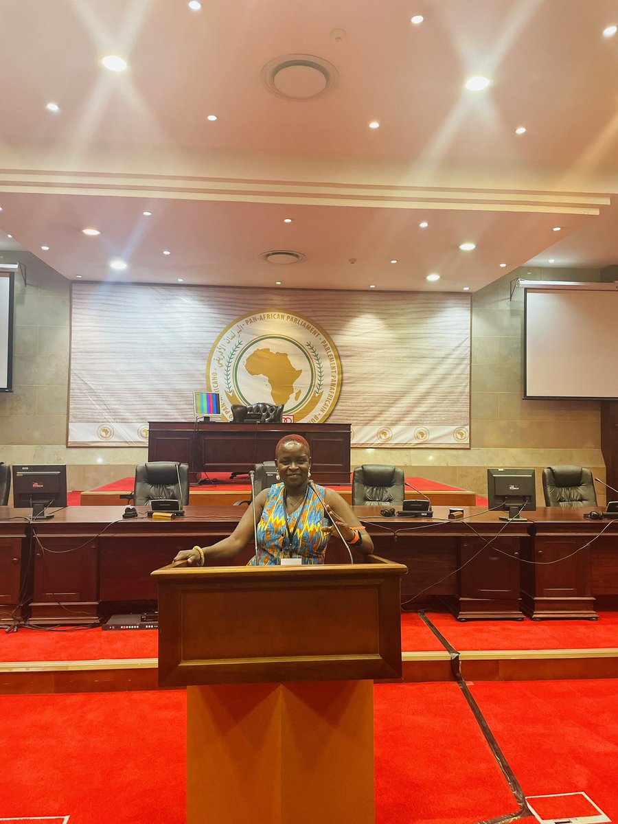 JeanNgobi1's tweet photo. Thrilled to have  joined a learning tour at the @AfricParliament  in Johannesburg. Ensuring that actors understand how the African parliament works is critical  #Strengthen partnerships  between civil society and the legislative bodies in Africa #APMONConference #OpenHouse https://t.co/GsvU2GnyhH