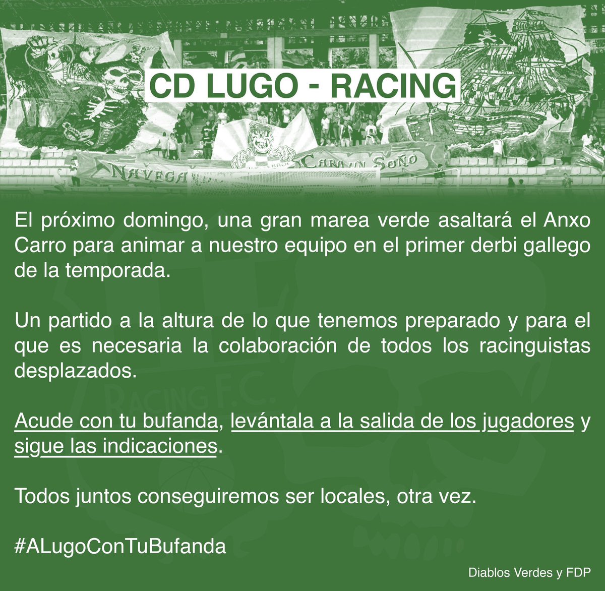 PRDTapas's tweet photo. #ALugoConTuBufanda https://t.co/CEK2GkZ8ZC