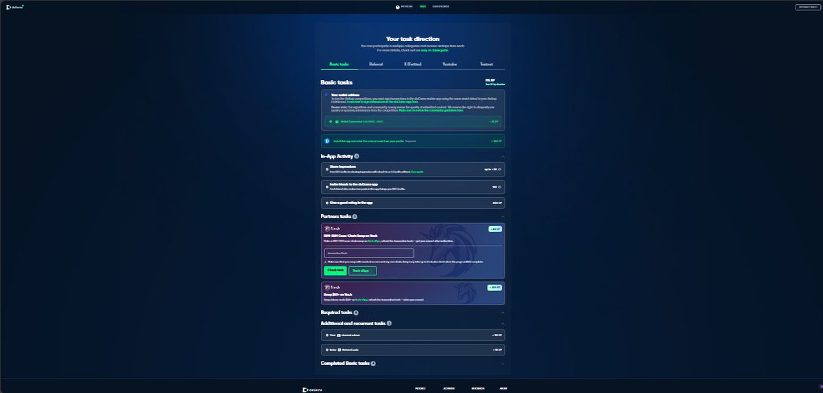 StarletFrank's tweet image. GN GN
Let's talk more about @dagama_world
First sign up with link
airdrop.dagama.world/?ref=9dfb17
Then track your progress with @Galxe
app.galxe.com/quest/daGama/s…
Complete basic tasks
Create content and earn XP
Copy content link and paste it in the @Galxe site and @dagama_world site