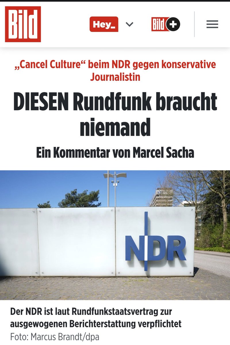 Der ÖRR hat kein einziges Existenzrecht mehr.

Der ÖRR ist laut Rundfunkstaatsvertrag zur ausgewogenen Berichterstattung verpflichtet!

Dieser Verpflichtung kommt er nicht nach, also weg damit!!!

bild.de/politik/meinun…
