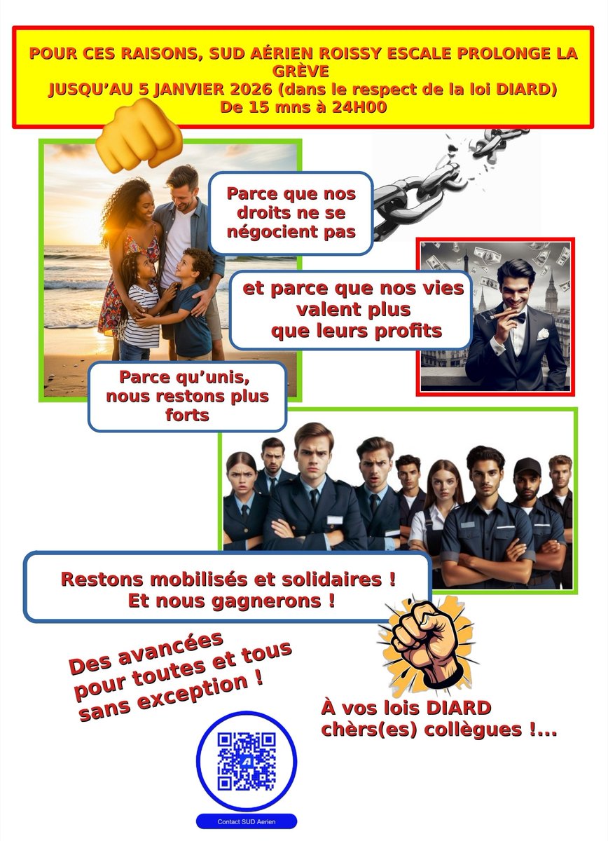 Ils comptent leurs profits, nous défendons nos droits ! 
<a href="/SudAerien/">Sud Aerien</a> 

Et que dire des autres ??????