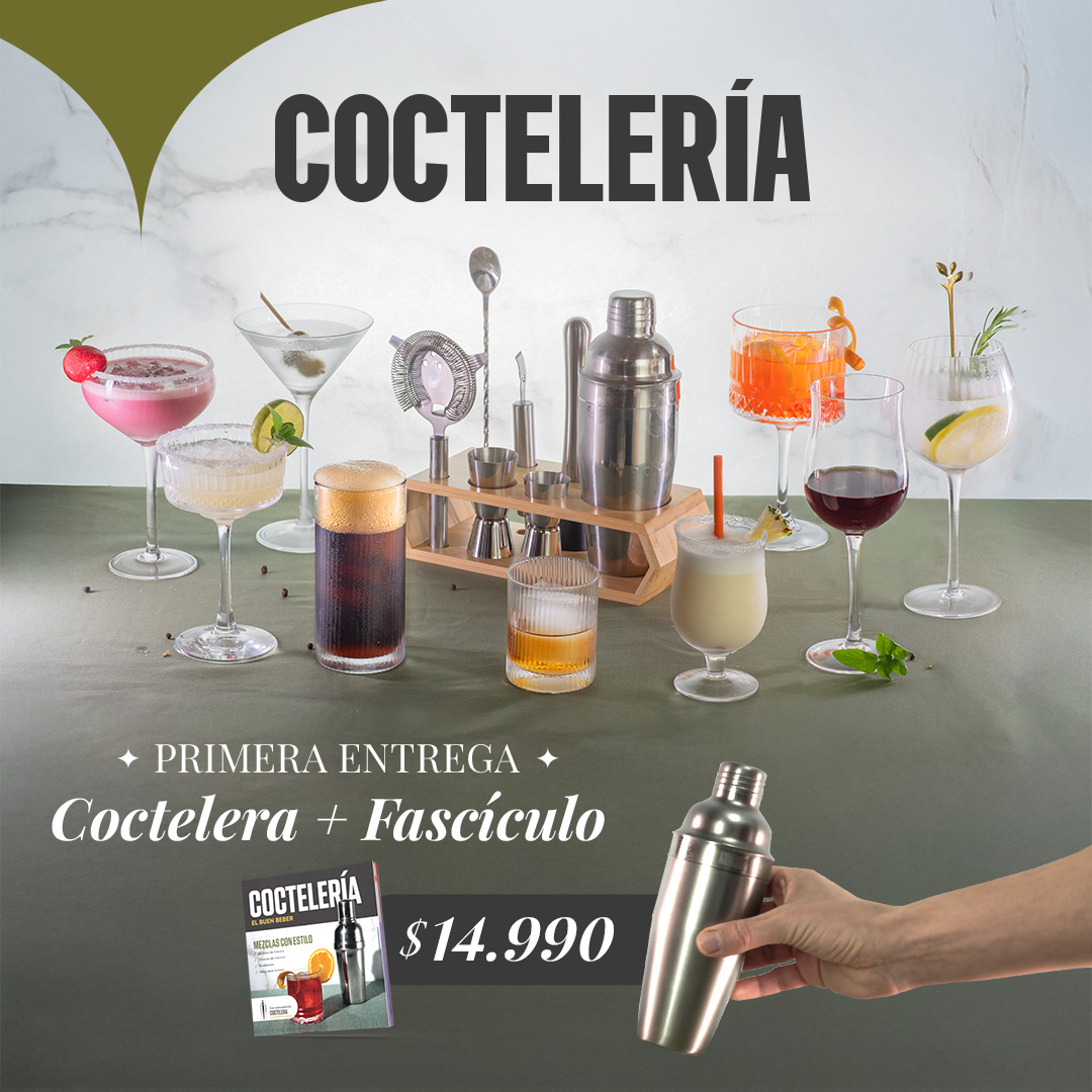 ✨ Colecciones La Nación presenta: Coctelería ✨
Cada trago es un viaje 🌍
Con esta colección podés vivirlos desde tu casa y aprender a prepararlos como un verdadero bartender.
👉 Primera entrega: Coctelera + fascículo a solo $14.990
Buscalo en tu quiosco y en la tienda online.