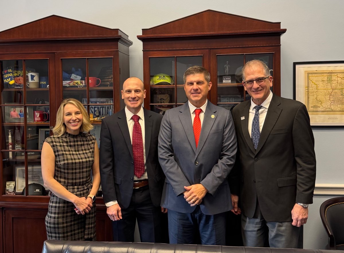 AEMAdvocacy's tweet image. We were pleased to have a productive conversation w/ 
@RepFinstad about our policy priorities during our fly-in today. Thank you for your continued support, Congressman!