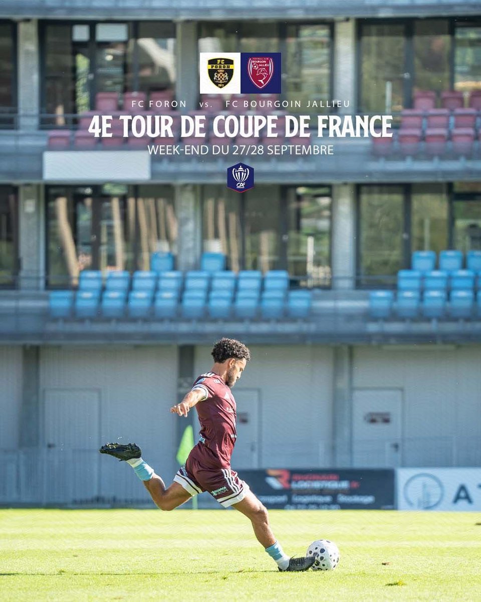 𝐂𝐨𝐮𝐩𝐞 𝐝𝐞 𝐅𝐫𝐚𝐧𝐜𝐞

🐬 Nos Berjalliens connaissent leurs adversaires pour leur prochain tour de Coupe de France ! 🔥

⚔️ FC Foron (R2)
🏆 4e tour de Coupe de France
🗓️ WE du 27/28 Septembre 

#GRANDIRENSEMBLE✍️