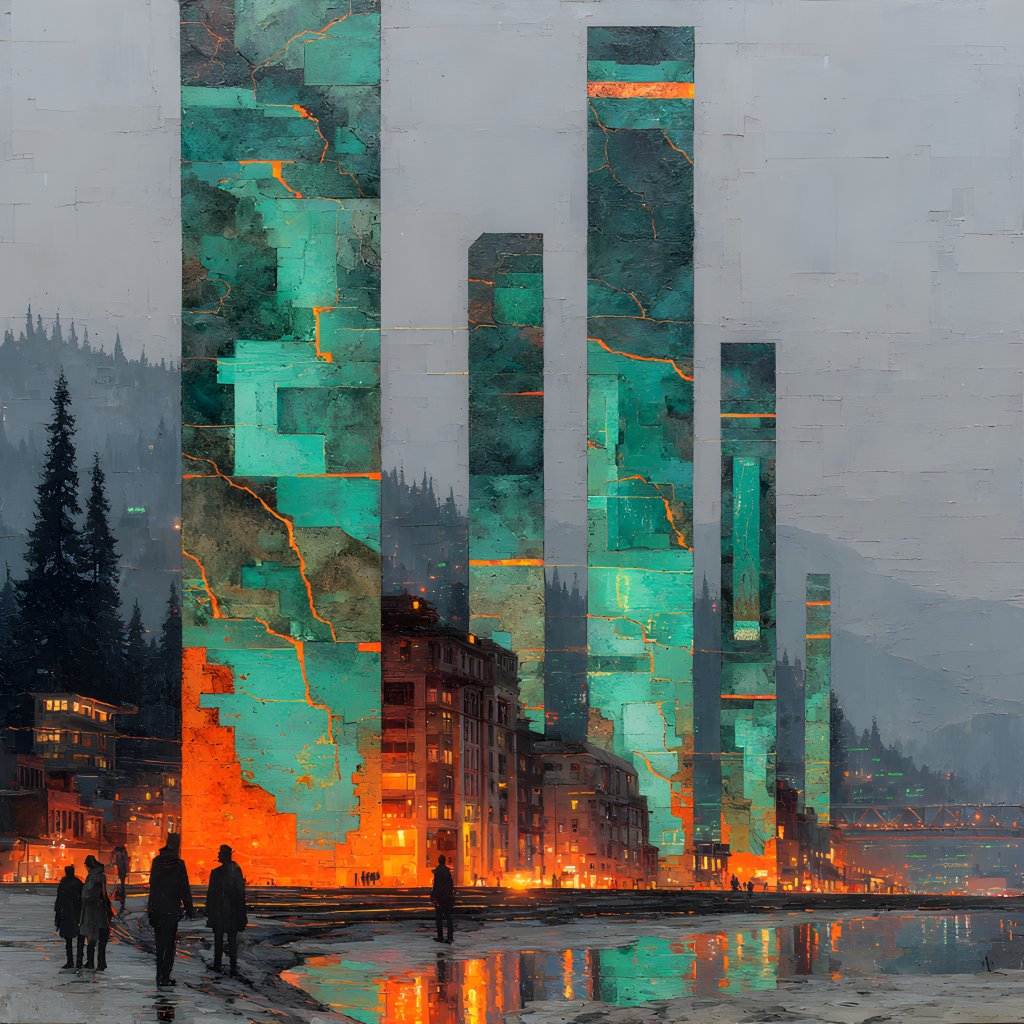 570,000 tonnes of CO2 a year — a ledger carved into land and lives. I painted Extraction Hymn to ask: who counts the costs? See it: computerreacts.com