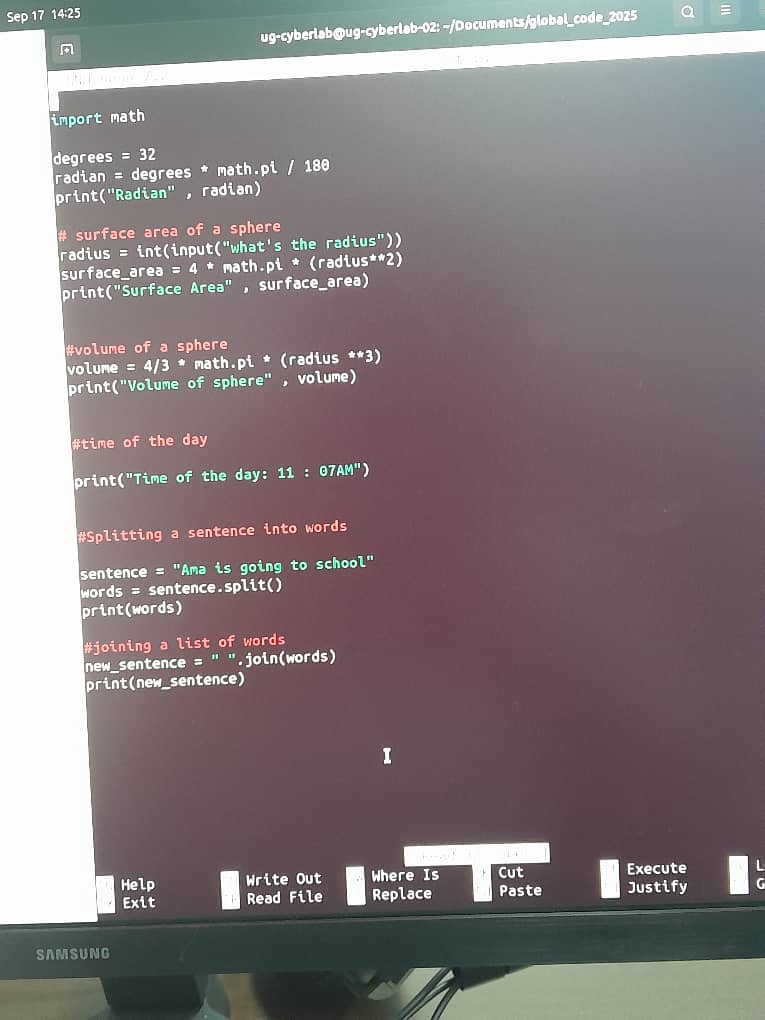 walkerthecutev's tweet image. Day 3 - Global code UG
We were introduced to the basics of python
- variables
- data types
-functions
- control statements
#globalcode #learning #buidling