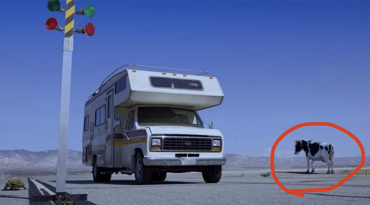 The Sonic Crossworlds Throwback Ad gets even better when you realize this random Cow on the road, literally killed me rofl