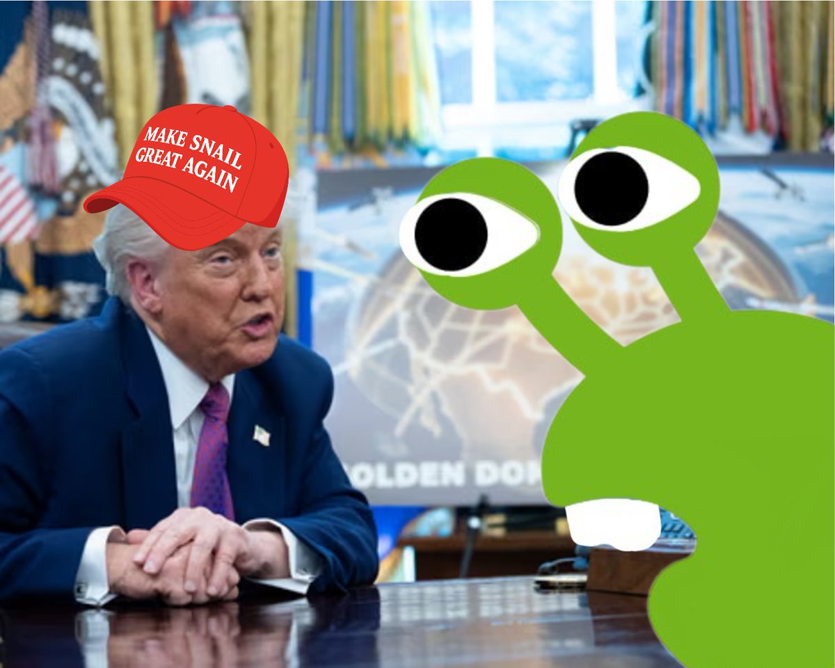 SlooowSnail's tweet photo. Negotiations got intense, but we agreed on one thing: snails deserve prime real estate. https://t.co/N6jqjVSQik