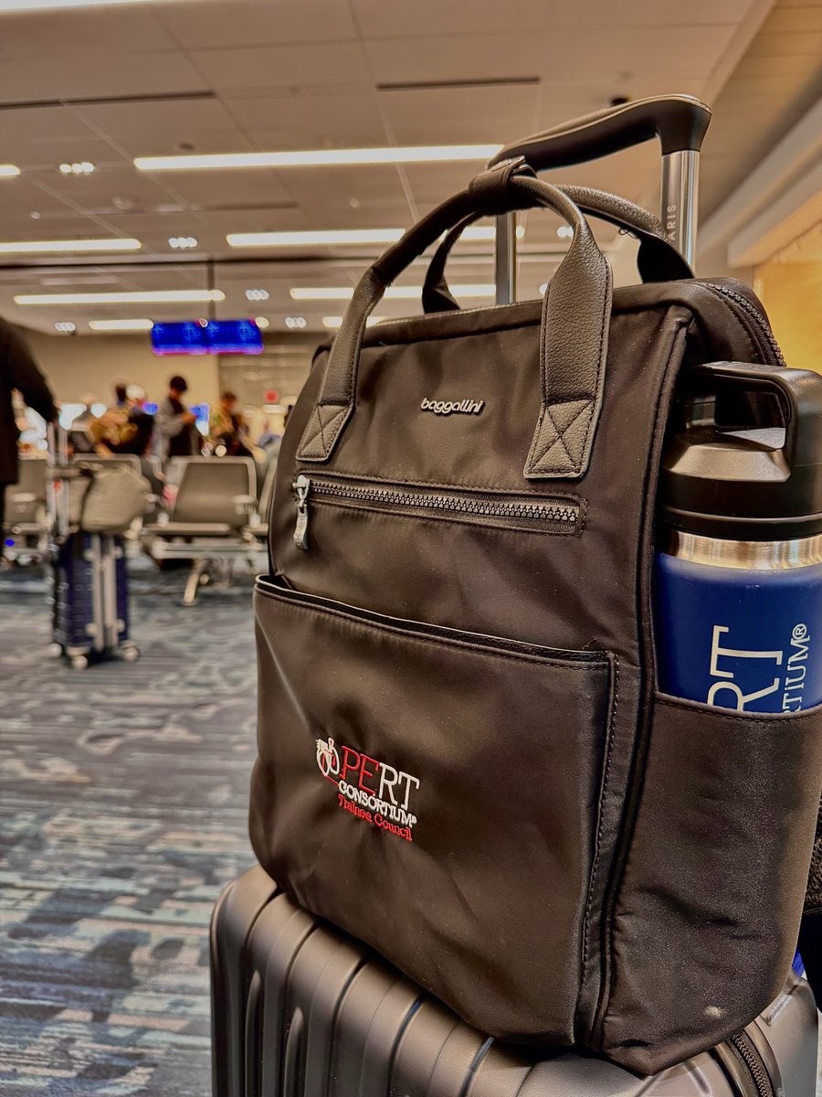 Ready to board with my PERT swag on. San Diego!! ✈️ 
<a href="/PERTConsortium/">The PERT Consortium®</a>