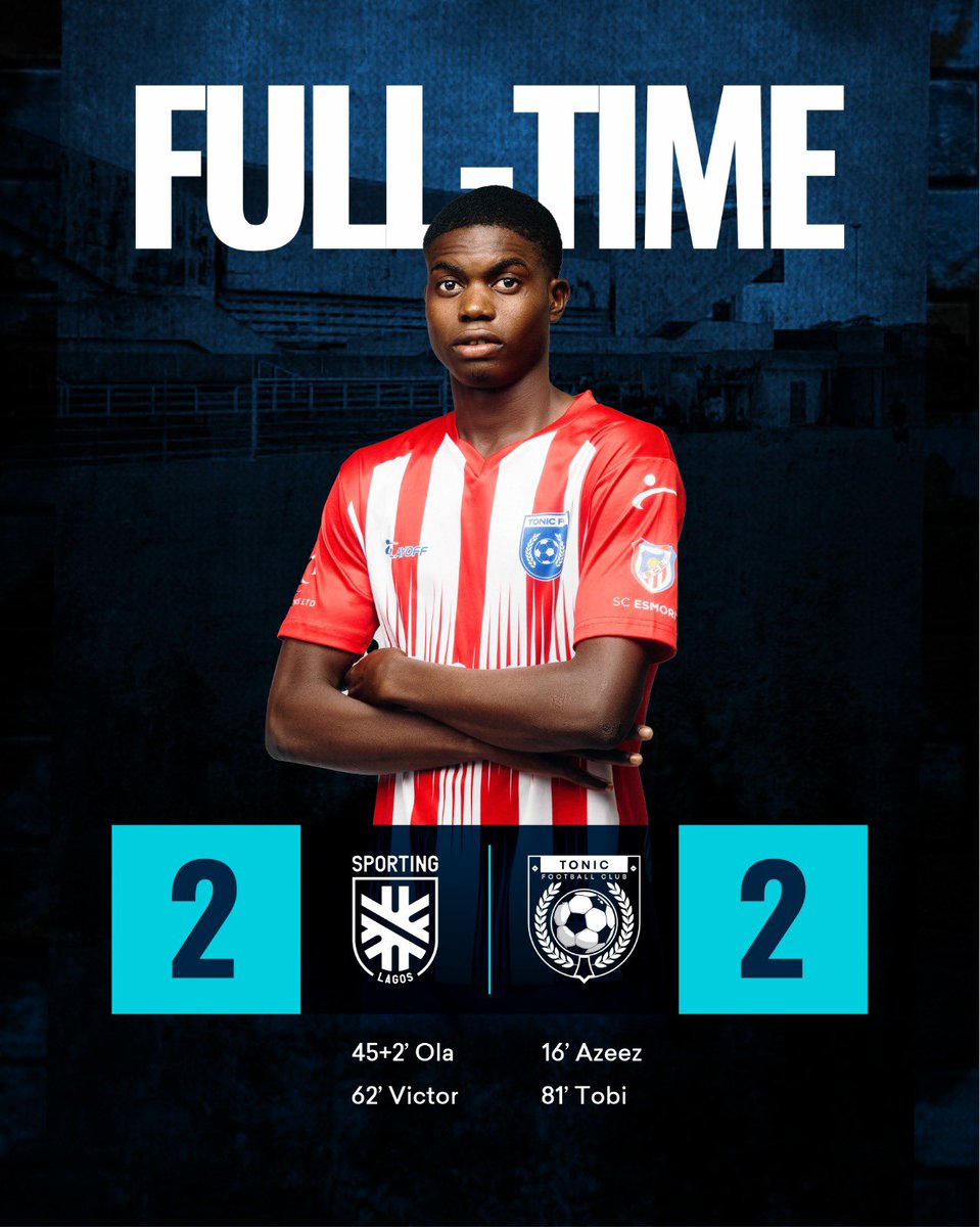 It was game day today! 

We played a friendly match against @sportinglagos and it ended in a draw