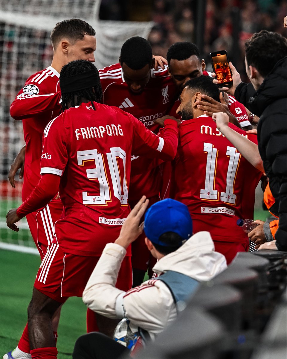 🔥 Arguably the strongest team (bar Mac Allister) that Liverpool could’ve fielded tonight and look at the performance so far!

🔝 This is the best that the Reds have played this season and it’s been barely over 10 mins! 🔴🕰️ 

[2-0] #LIVATM | #UCL