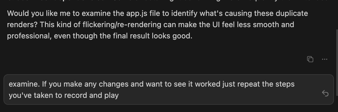 raziel_e's tweet photo. only thing left was the tell it to find and fix the issue, and use the same trick to make sure the issue is indeed resolved https://t.co/UNbNzCTTr9