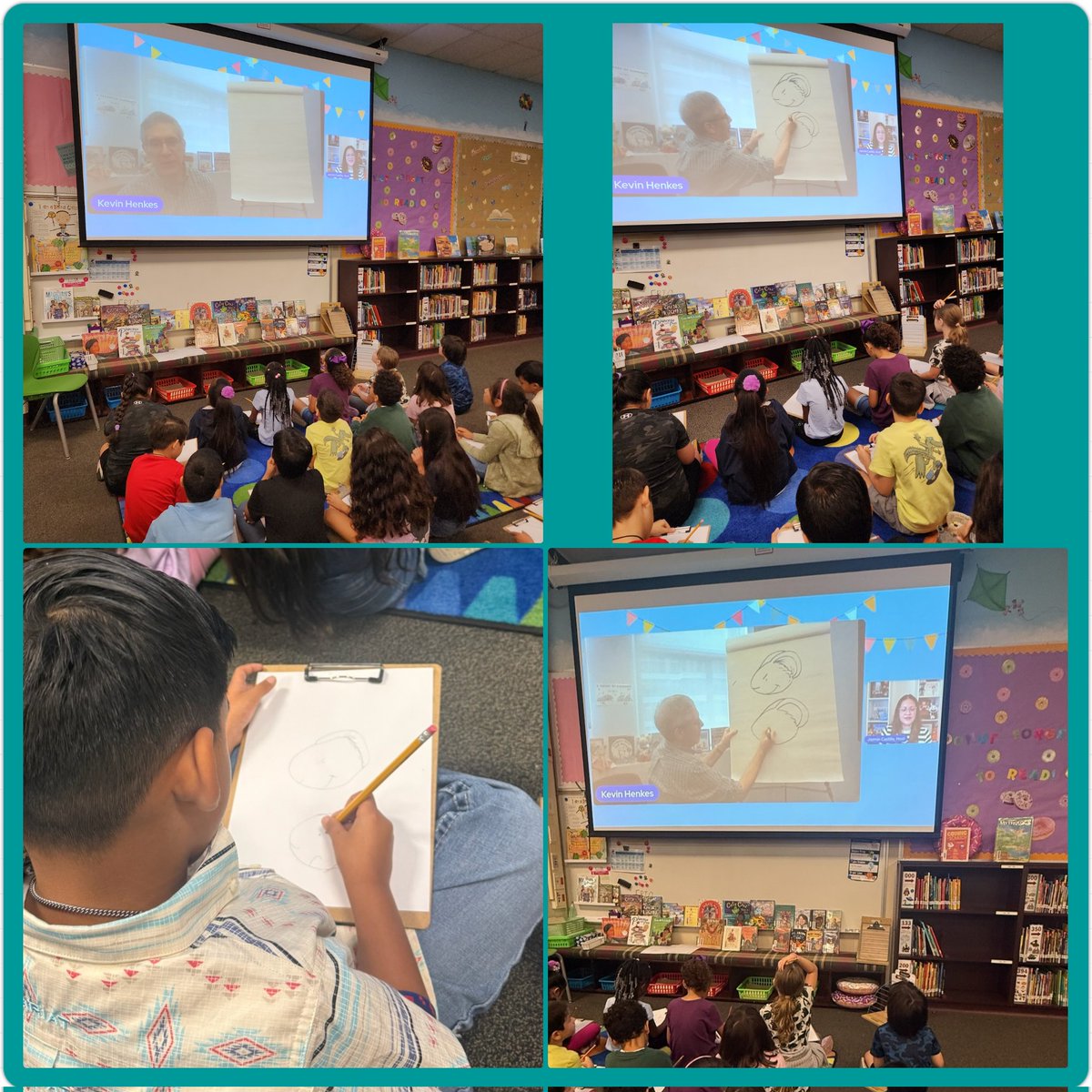 Elrod Library (San Antonio) (@eaglelibrary1) on Twitter photo 2nd grade enjoyed our virtual author visit with <a href="/KevinHenkes/">Kevin Henkes</a> through <a href="/BookBreak4Schls/">BookBreak School Author Talks</a> yesterday! <a href="/eaglelibrary1/">Elrod Library (San Antonio)</a> <a href="/NISDElrod/">Elrod ES</a> <a href="/NISDLib/">NISDLibraryServices</a> 2nd grade enjoyed our virtual author visit with <a href="/KevinHenkes/">Kevin Henkes</a> through <a href="/BookBreak4Schls/">BookBreak School Author Talks</a> yesterday! <a href="/eaglelibrary1/">Elrod Library (San Antonio)</a> <a href="/NISDElrod/">Elrod ES</a> <a href="/NISDLib/">NISDLibraryServices</a>