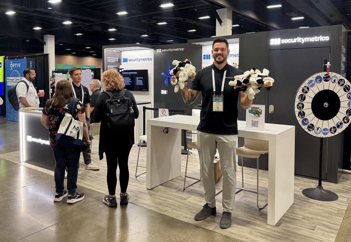 SecurityMetrics's tweet image. Compliance cat is waiting for you at booth 7! 

Also, stop by the PCI SSC Cafe for a cup of coffee located in the vendor showcase. We look forward to seeing y&apos;all there!

#PCINACM25 #securitymetrics #compliance #cybersecurity