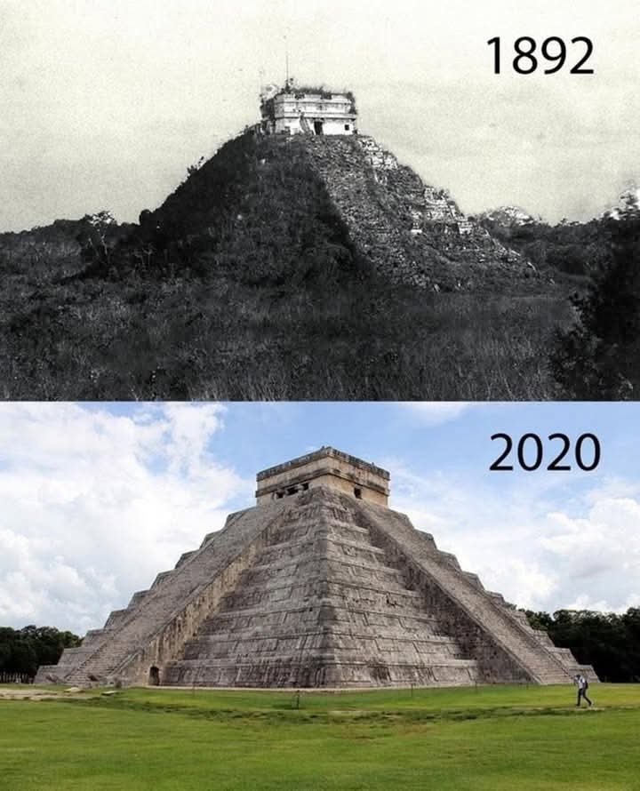 4gottnHistory's tweet photo. Every time I see photos like this, I can’t help but wonder how much more is hidden in plain sight, waiting for us to discover.

This image shows Chichén Itzá in Mexico. https://t.co/OTdfwBprYZ