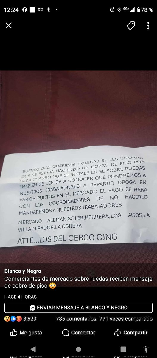 Guiller36397271's tweet photo. Y el Gobierno que hace al respecto? https://t.co/fNLQ5hn9aF
