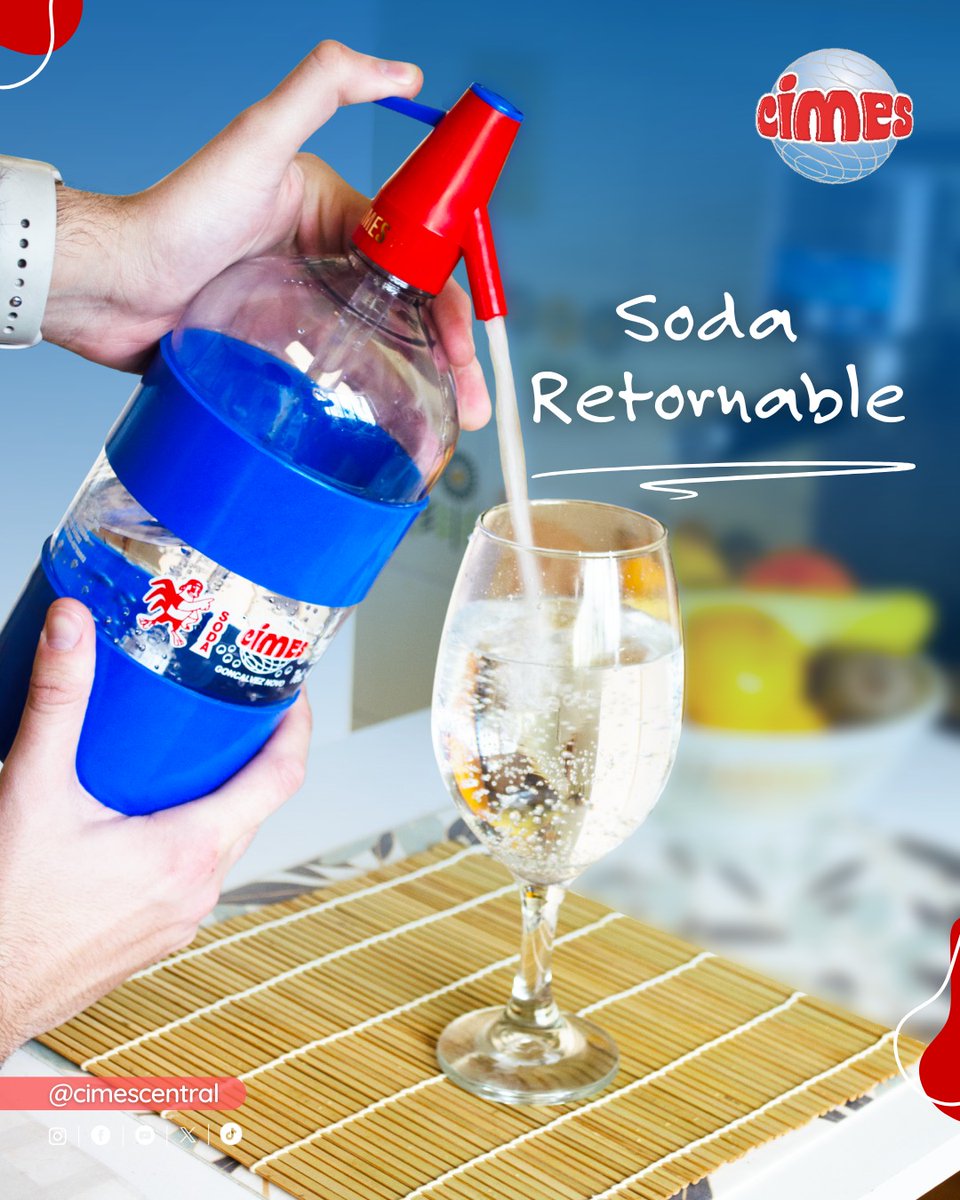 Es miércoles y qué mejor que acompañar las comidas con una SODA CIMES 🥤.
Hidratación y sabor ❤️
CIMES, Pureza Bien Protegida.