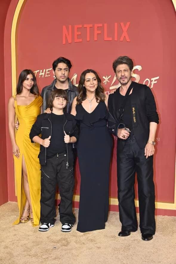 When it’s the KHANdan, every frame becomes the premiere highlight! 💫

<a href="/iamsrk/">Shah Rukh Khan</a> <a href="/gaurikhan/">Gauri Khan</a> 
#ShahRukhKhan #SRK #AryanKhan #TheBadsOfBollywood
