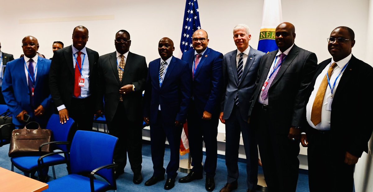 During the margins of #IAEAGC together with my delegation I had the honour of meeting U.S. Secretary of Energy Chris Wright <a href="/ENERGY/">U.S. Department of Energy</a> <a href="/SecretaryWright/">Secretary Chris Wright</a> We discussed areas of mutual interest between 🇰🇪 and 🇺🇸 on peaceful uses of nuclear science and technology for Kenya and Africa at