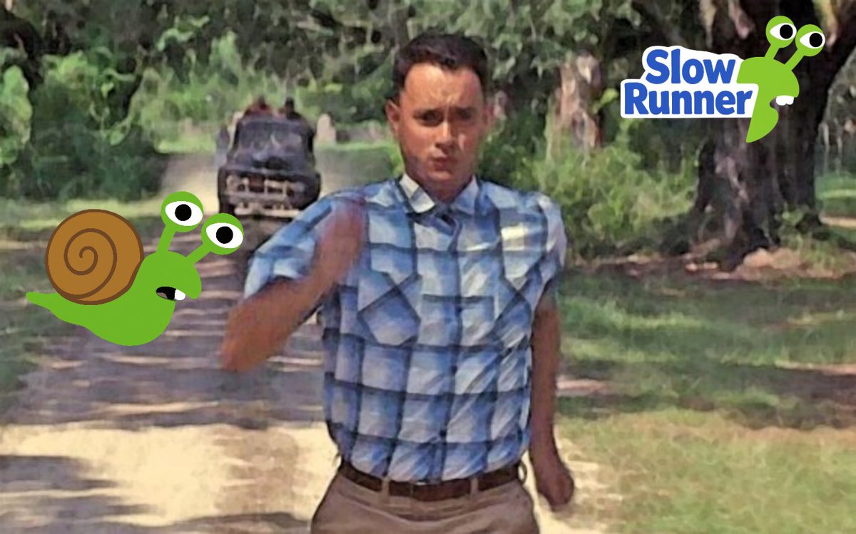 SlooowSnail's tweet photo. Two speeds, one mission: keep moving. https://t.co/9jSfiFankY