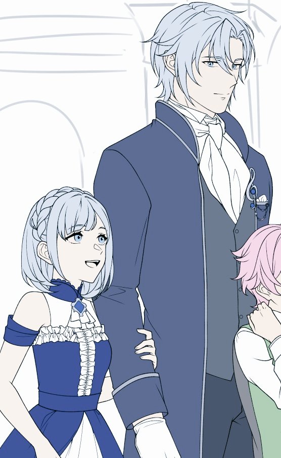 //omg pookie wake up some new Siegfried art has dropped 

Finally have a reference for his daughter Melody~ 

The mother's genes did nothing ✌

I'm obsessed with how cute she looks 😭🤲 
bby girl