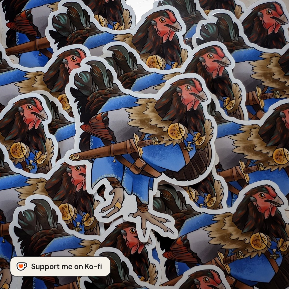 Stickers are in! Get one before I send the envelopes out on the 29th