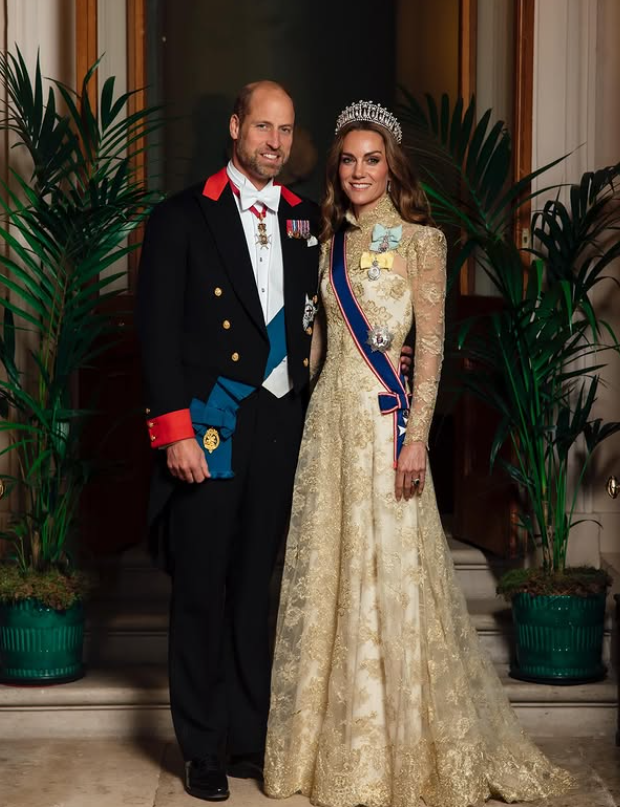 RoyalCentral's tweet photo. The Prince and Princess of Wales are State Banquet ready..... https://t.co/iqLKowiXb6