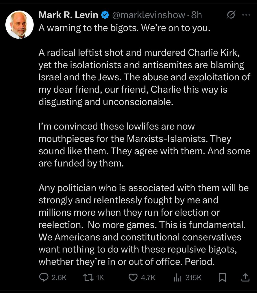 Charlie Kirk gets assassinated. 
-Epstein file release blocked. ✅
-Paulina Luna passes bill making it illegal for Pentagon to boycott Israel.✅ 
-Pam Bondi says you’ll be prosecuted for antisemitic hate speech ✅ 
-Marco Rubio advances bill to strip you of US Passport for