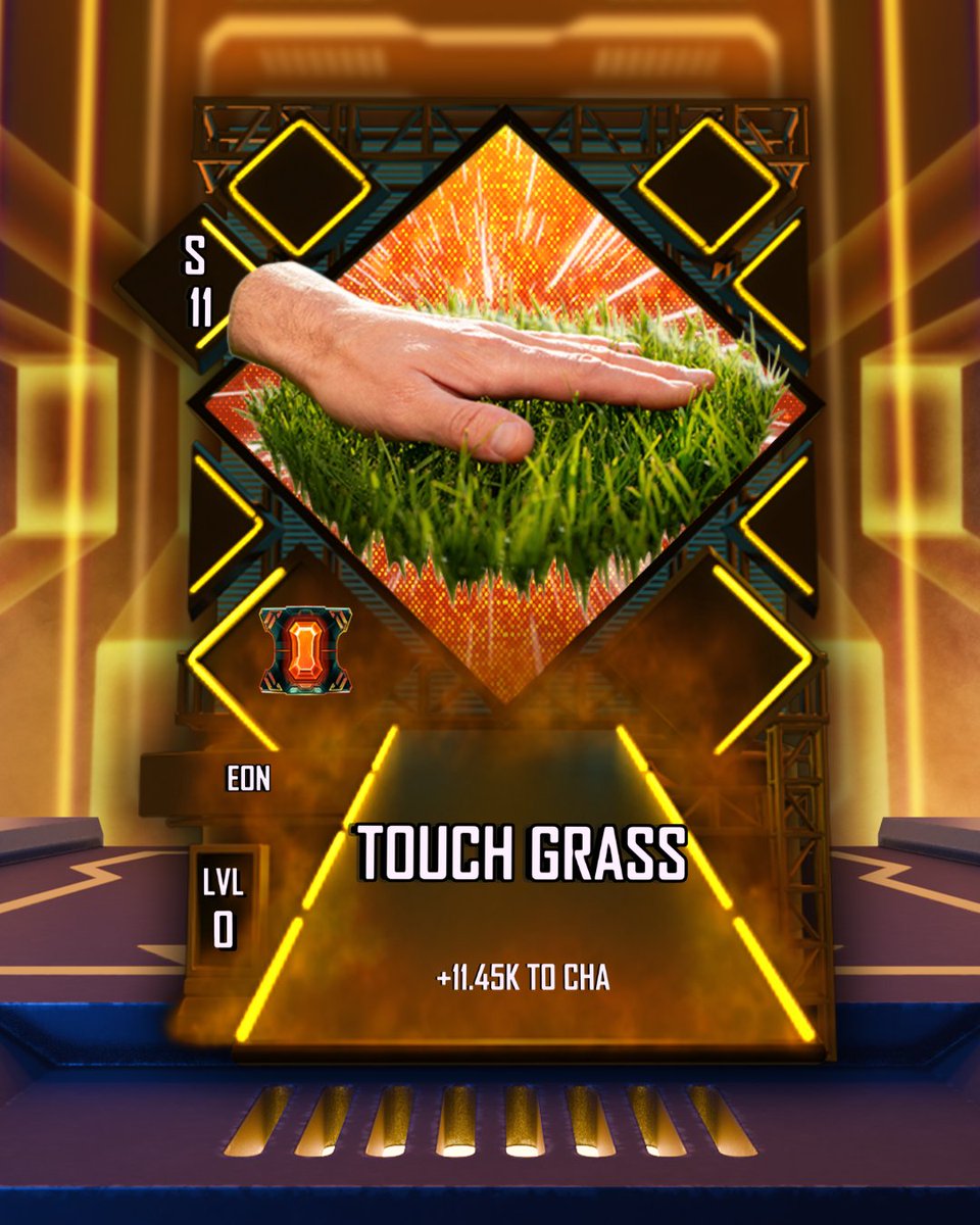 When waiting for WWE SuperCard updates, it's important to Touch Grass. It's good for you. 

This is your official reminder to touch some grass today. 

New support card gift in the store now.