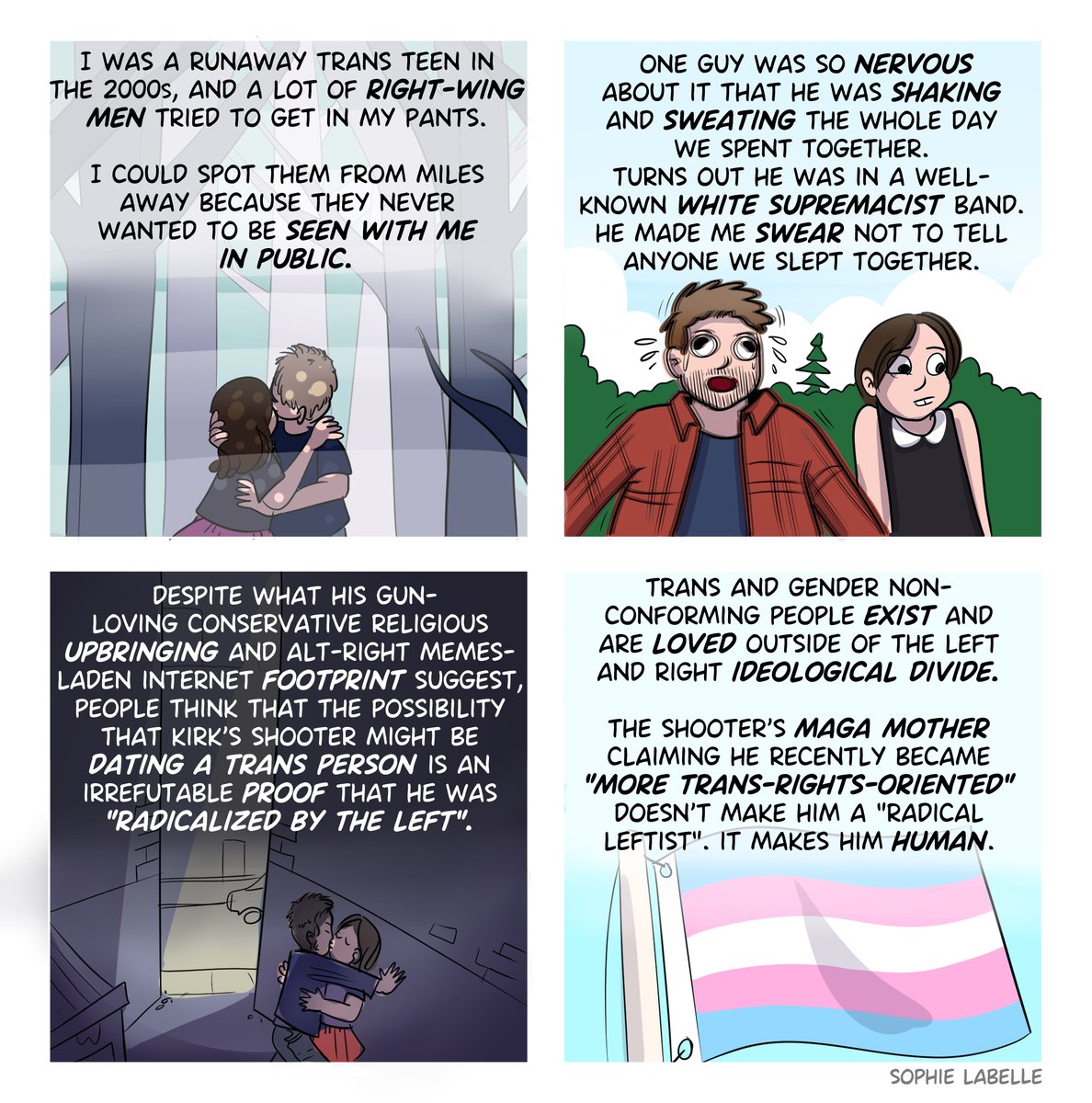 Trans people exist and are loved outside the left and right ideological divide.