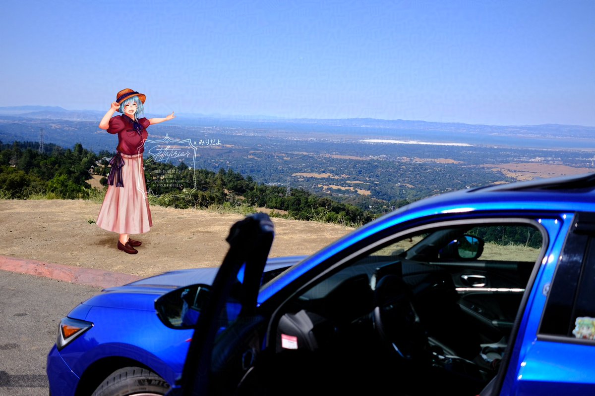 [The Scenery Over There]

A collaboration piece with <a href="/mirihawke/">ミリー⚜️まだ今どうしますか？</a>! 🌟
 
Photo: Miri
Nelke (drawing): me

#StellatiriArt | #アトリ絵 #ネルケと伝説の錬金術士たち #アトリエシリーズ