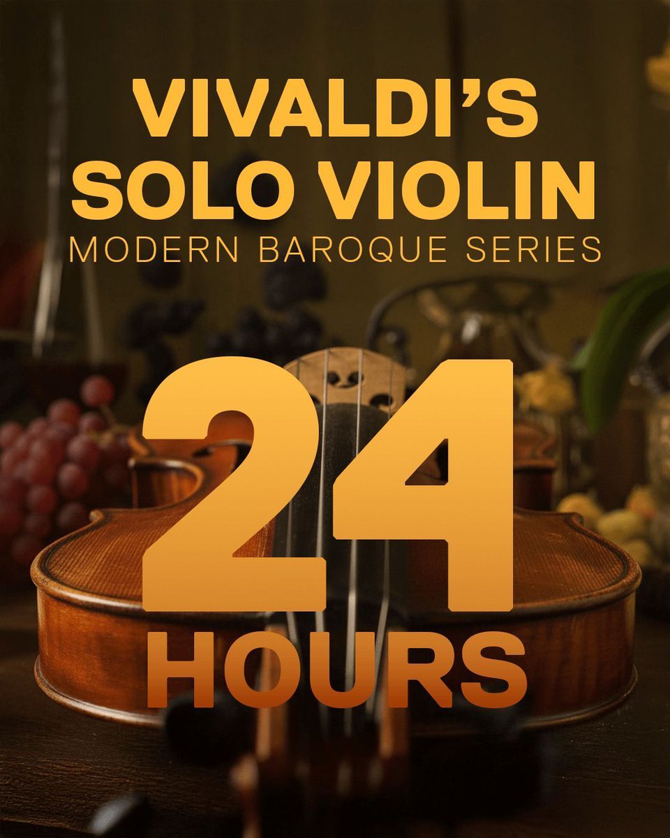 4 HOURS.

Our most ambitious library yet, Vivaldi's Solo Violin, releases tomorrow, Sept 18th.

Experience effortless virtuosity with 49 H.A.L™ Legatos &amp; our genius run builder. The perfect partner for Disco Strings.

#Soundpaint #Vivaldi #SoloViolin #VST
