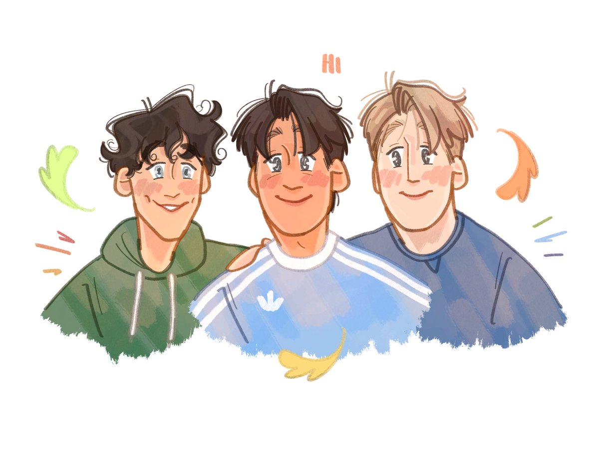 Hi again! It’s me Ricky, Nick and Charlie 🍂

Go get yourself drawn in a Heartstopper style by me x

ko-fi.com/rickyartx/comm…
