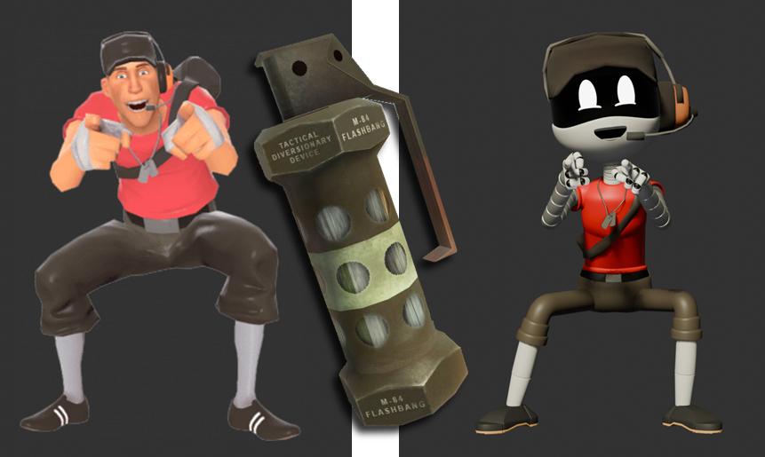 maxtsy2004's tweet photo. Think fast chucklenuts #blender #TF2 #murderdrones https://t.co/HwV6KPZFkv