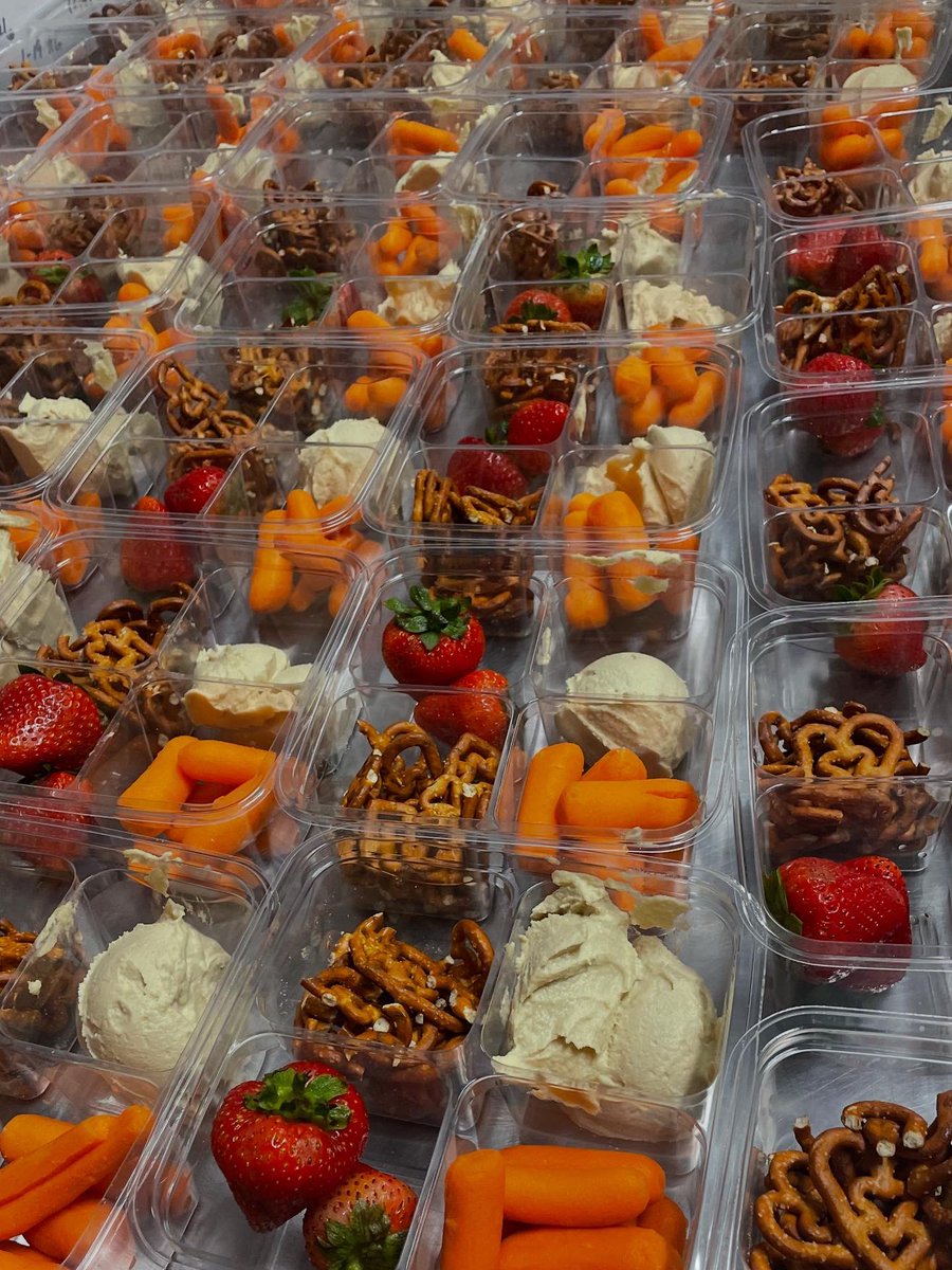 We’re having a blast in the kitchen cooking up meals for all our schools! 🍎🍗🌾
Fruits, veggies, whole grains, lean proteins—and lots of love. ❤️
Feeding students. Fueling futures. 💪📚