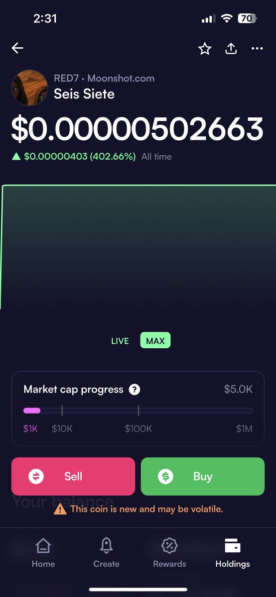 FreshDesignOnX's tweet image. New Coin check it out #seissiete