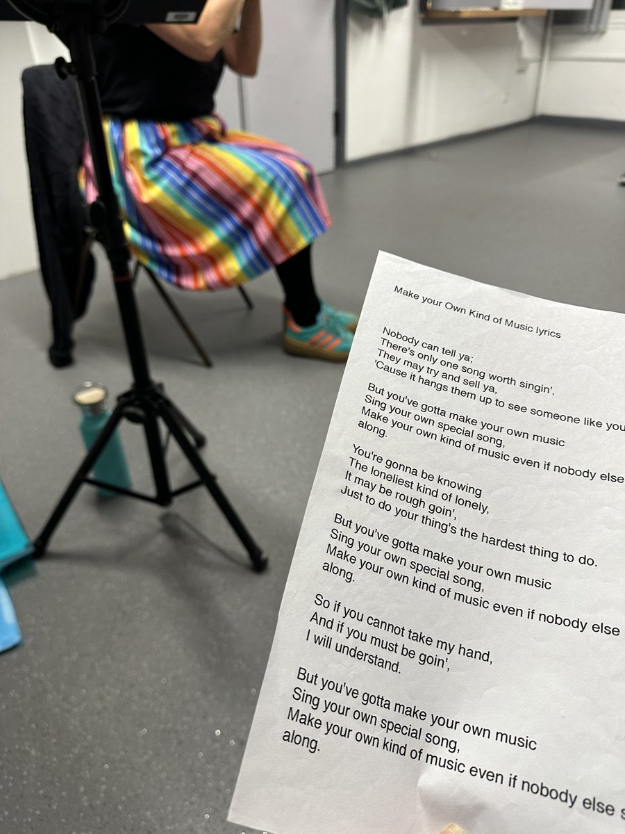 Back in one of my happy places at #Wellbeing #Choir 🥰