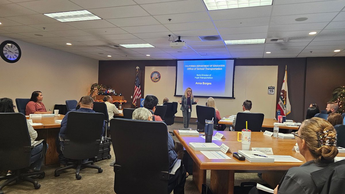 CDE Office of School Transportation tweet media