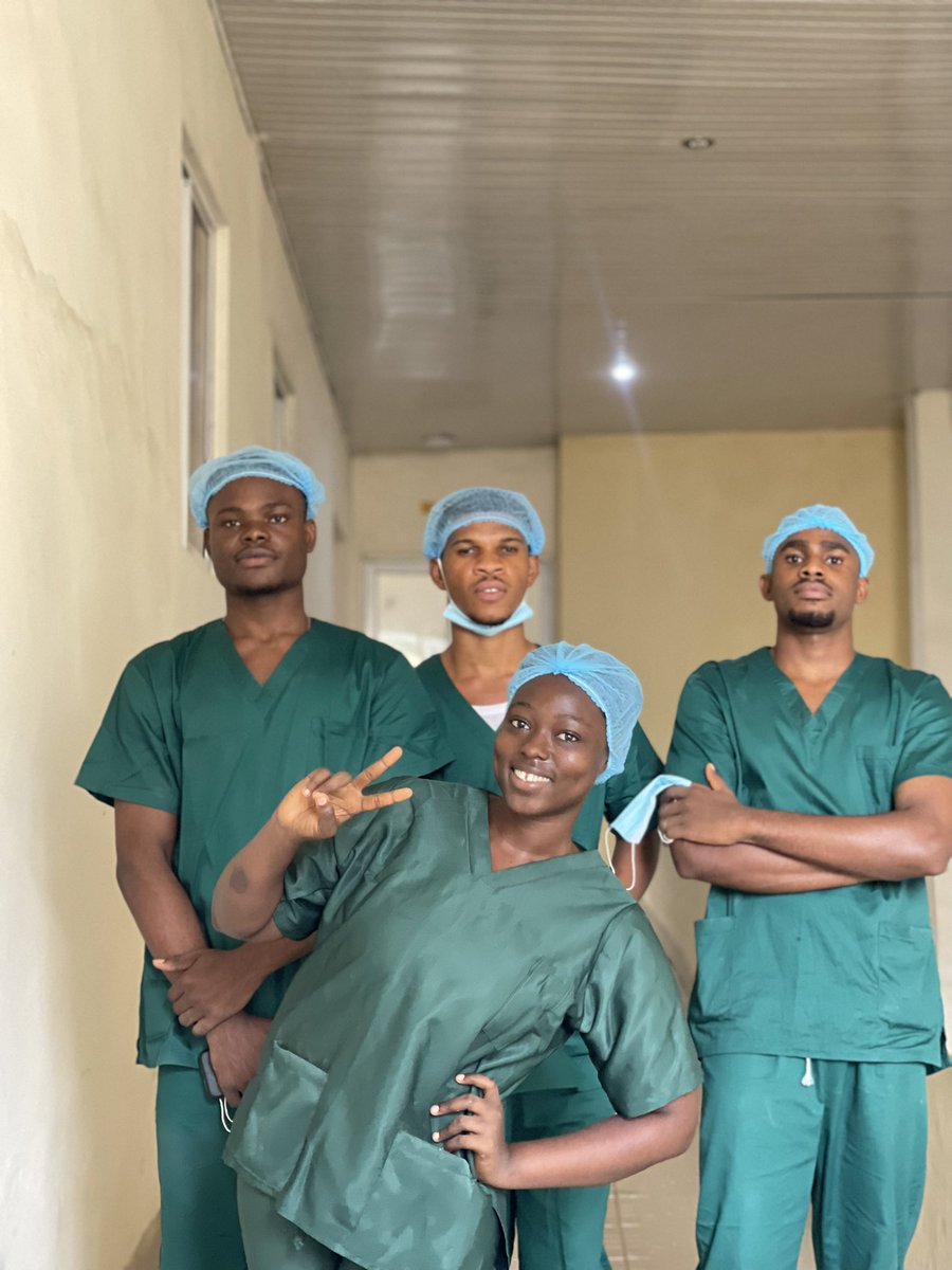 So I finally resumed school after two weeks of self acclaimed holiday 😂
The rest was totally worth it 😊😊

Finally back to business ..
Orthopedic surgery done ✅ 
Not your regular team of Doctors 😊😊