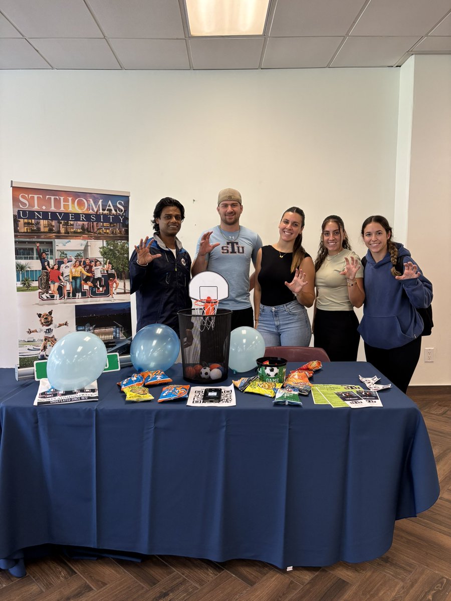 STU_SpoAd's tweet photo. 🌊 The Sports Administration Club made waves at Fall 2025 Club Rush – “Under the Sea”! ⚽💼 Excited for a big semester ahead! #STUSpoAd #ClubRush https://t.co/DqKaWY8Poc