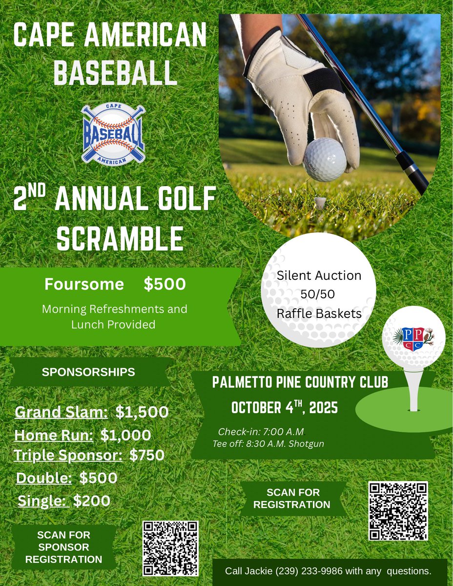Brendan_Fonock's tweet photo. Here’s a couple great golf tournaments coming up soon to benefit a couple great local baseball programs! @verotathletics @VerotBaseball https://t.co/IuGPr6JAfl