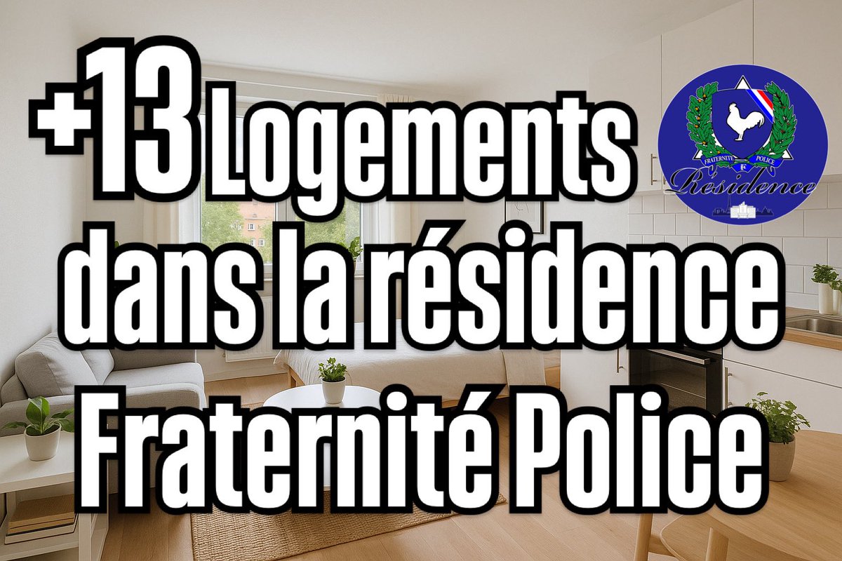 Fraternité police, va ajouter 13 logements supplémentaires à disposition des policiers dans sa résidence de Studios et F1. Ces nouveaux logements, qui portent à 18 le nombre total, seront disponibles dès la fin de l’année.
