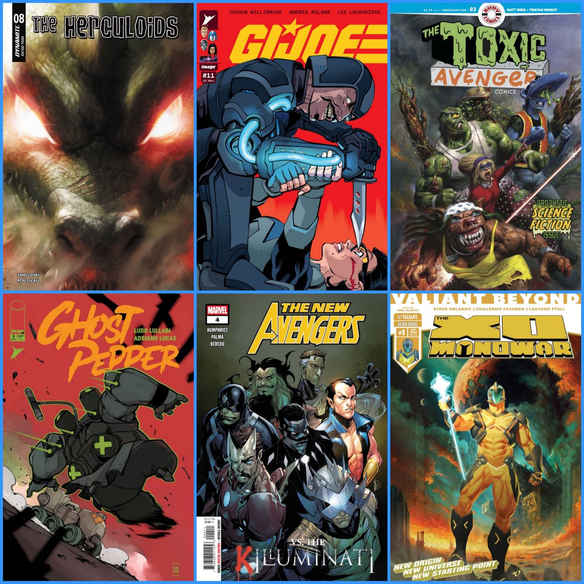 Another round of new comics hits the shelves at your favorite LCS today! What are you adding to your read pile?
#NewComicbookDay #ncbd #newcomics